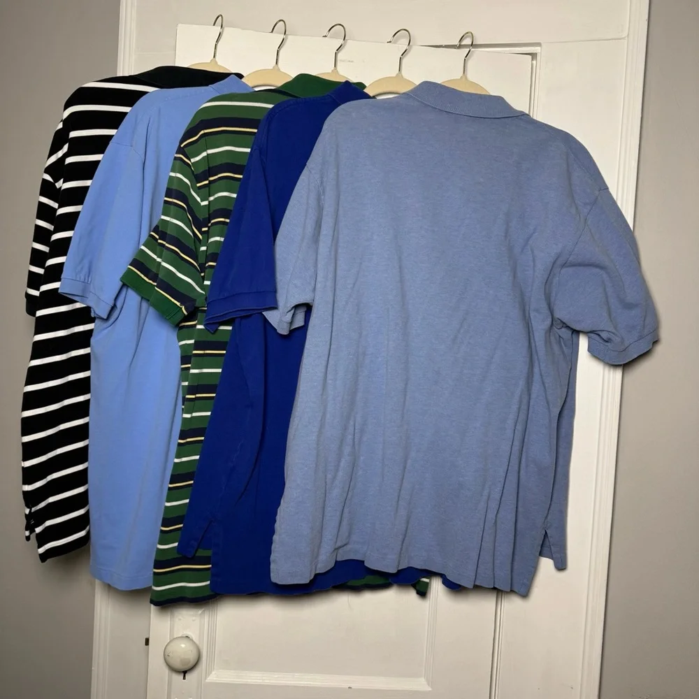 Polo by Ralph Lauren Classic Fit 100% Cotton Shirts Bundle of Six Polos XXL